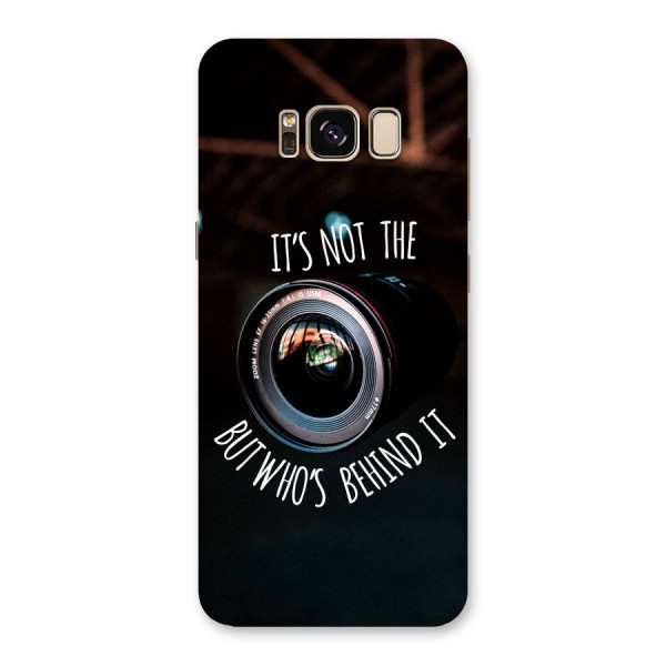 Camera Quote Back Case for Galaxy S8